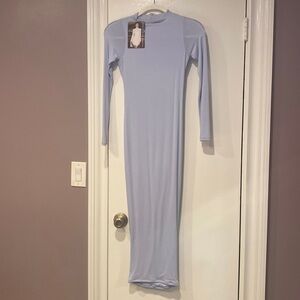 NWT Naked Wardrobe Blue bodycon dress